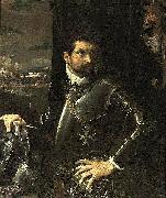 Ludovico Carracci Portrait of Carlo Alberto Rati Opizzoni in Armour china oil painting artist